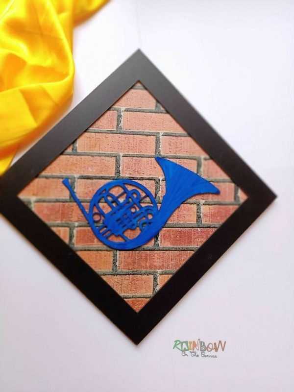 Zupppy Home Decor How I met your mother blue french horn wall art