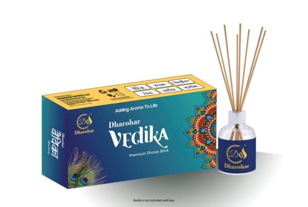 Zupppy Incense Sticks & Cups Vedika – Dhoop Sticks for Pooja | Charcoal Free | 100% Organic