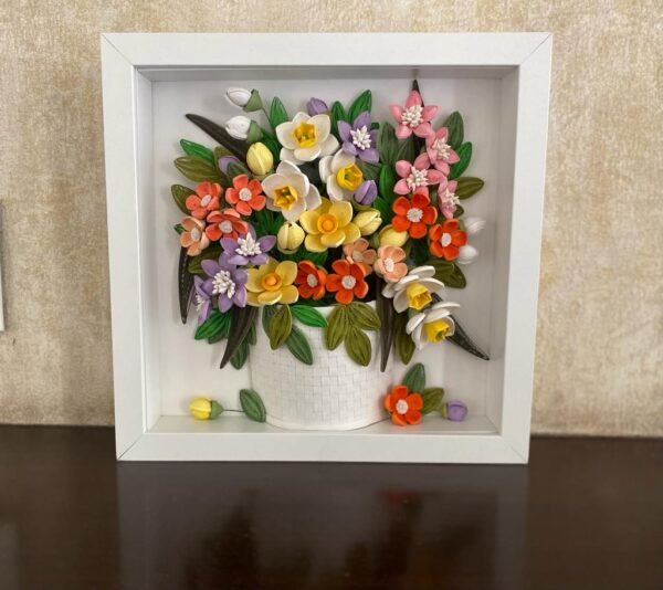 Zupppy Home Decor Flower Wall Hanging Frame