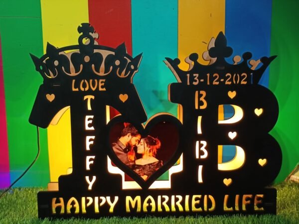 Zupppy LED LED Couple initials