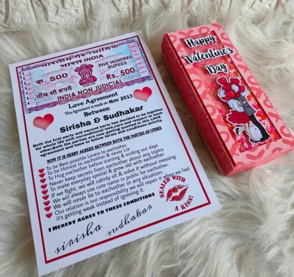 Zupppy Chocolates Love agreement set