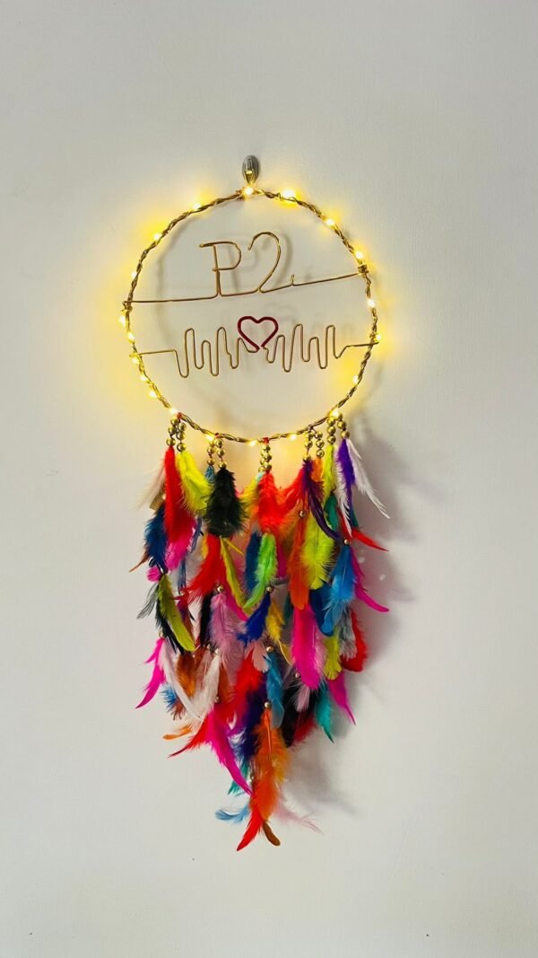 Zupppy LED Wire name dreamcatcher with led light