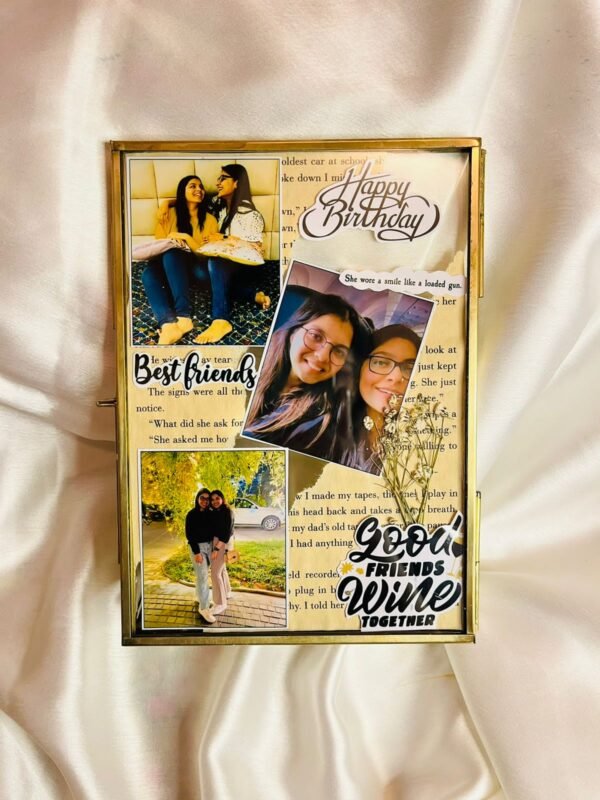 Zupppy Art & Craft Customized Floater Frames with Photos and Messages | Personalized Gift Frames