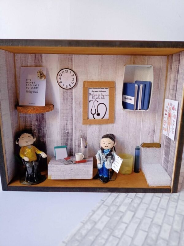 Zupppy Photo Frames Customsied Doctor’s clinic miniature shadow box frame