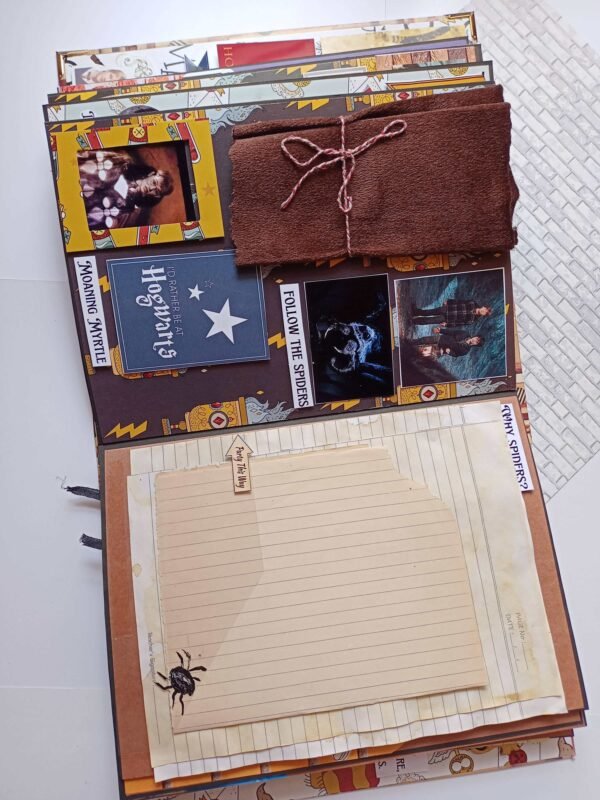 Zupppy Scrap book Chamber of the secrets harry potter scrapbook personalised for kids, him and her