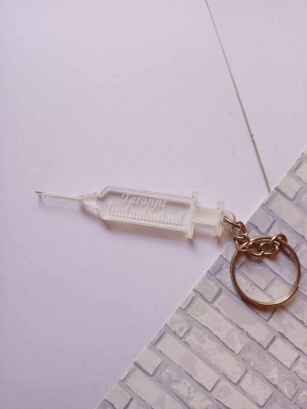 Zupppy Accessories Customised Injection keychain | Gift for doctors