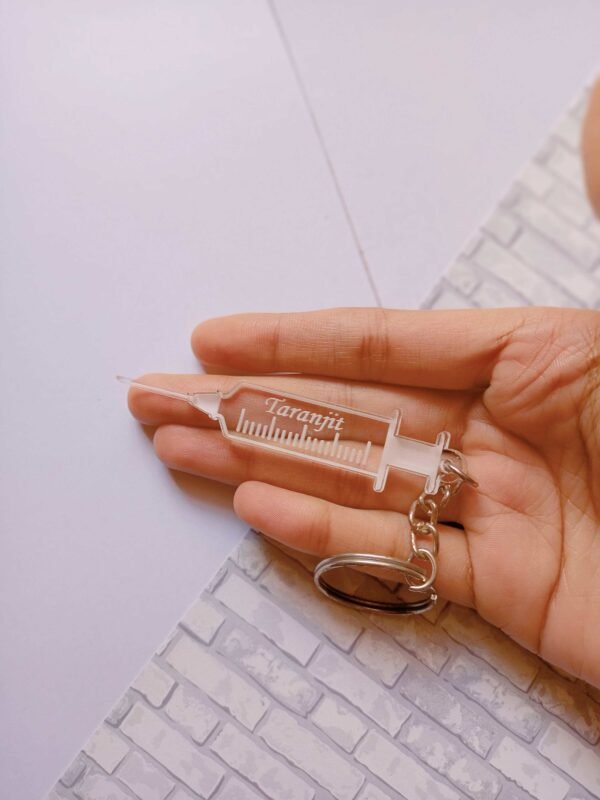 Zupppy Accessories Customised Injection keychain | Gift for doctors