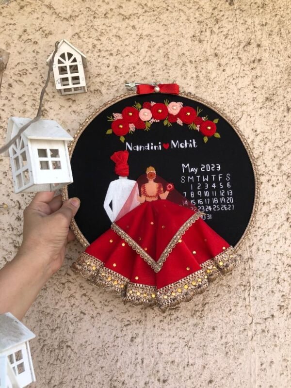 Zupppy Home Decor Wedding Embroidery Hoop