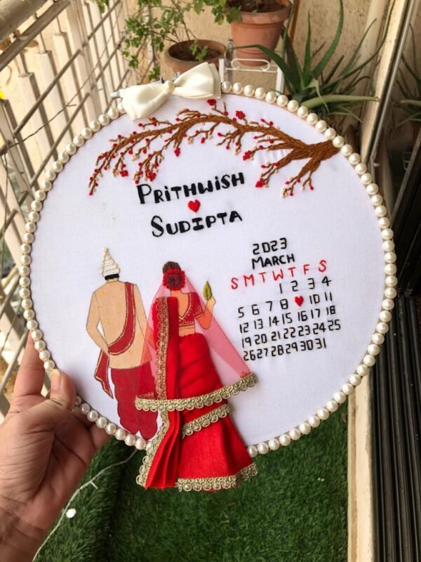 Zupppy Home Decor Wedding Embroidery Hoop