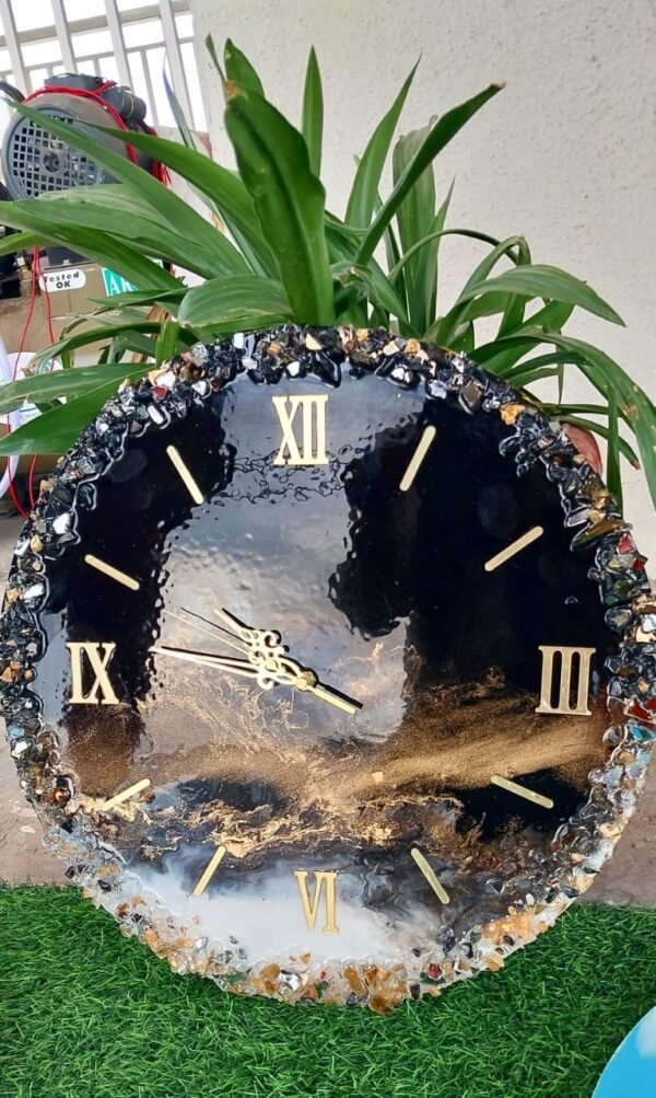 Zupppy Home Decor Geode Wall Clock 1