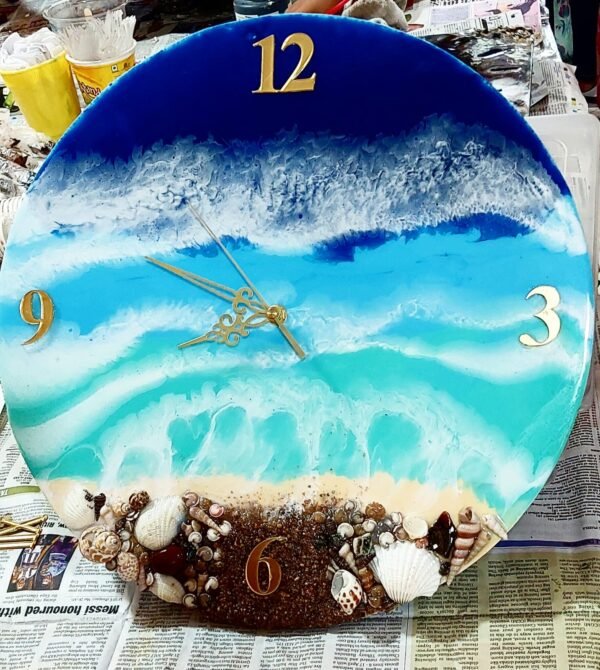 Zupppy Home Decor Ocean Pore Wall Clock