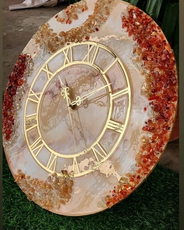 Zupppy Home Decor Geode Wall Clock 2