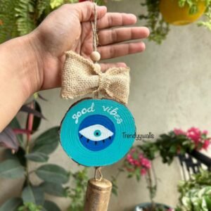 Zupppy Home Decor Evil Eye Wooden Dangler