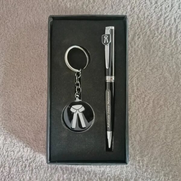 Zupppy Accessories Customized Lawyer/ Doctor/ CA Best Pen + Keychain Gift Combo