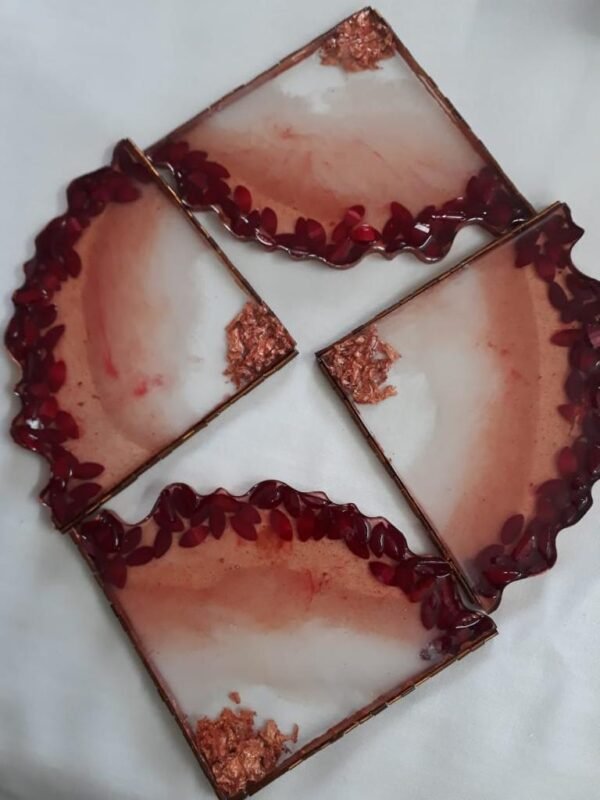 Zupppy Home Decor Triangle Resin Coaster