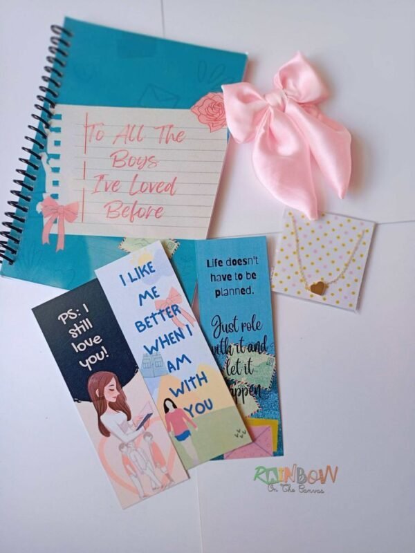 Zupppy Customized Gifts To all the boys I’ve loved before Set of 3 bookmarks