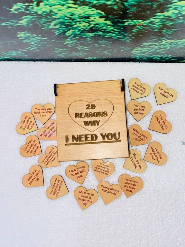 Zupppy Customized Gifts 28 reasons why I need you