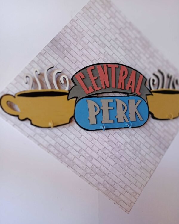 Zupppy Accessories Central Perk Friends TV customised wooden keyholder