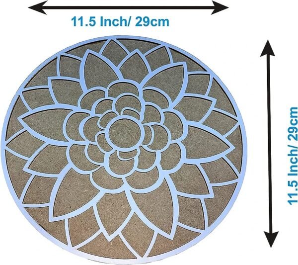 Zupppy Rangoli plate Rangoli Diy Plate