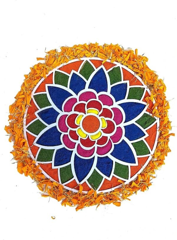 Zupppy Rangoli plate Rangoli Diy Plate