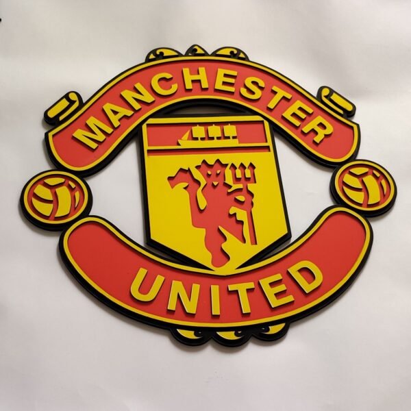 Zupppy wall art Manchester united wall art wooden for soccer and football lovers gift and decor