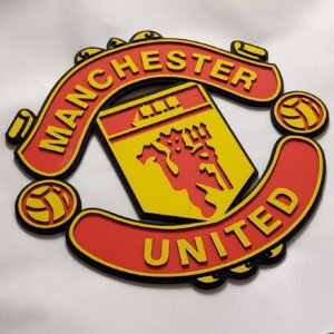 Zupppy wall art Manchester united wall art wooden for soccer and football lovers gift and decor
