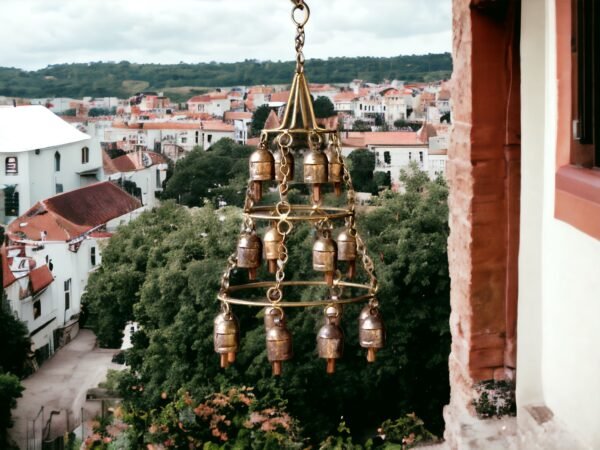 Zupppy Handcrafted Products Panchdhatu Ascending 3 tier wind chime