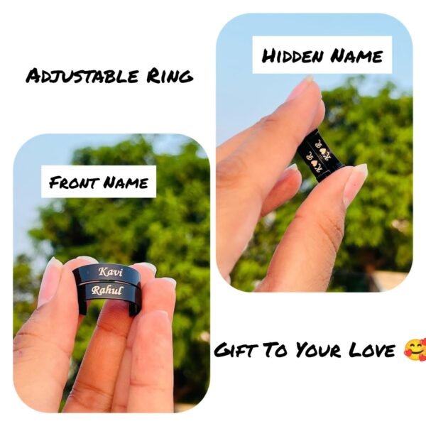 Zupppy Accessories Adjustable Name Ring