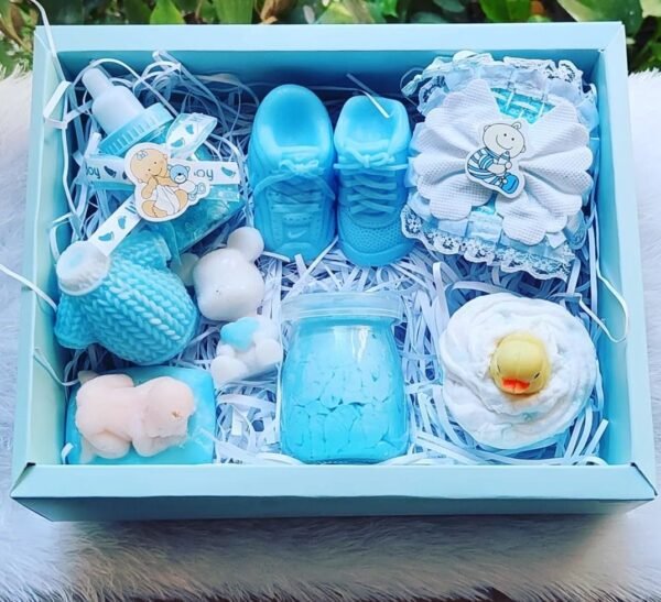 Zupppy Art & Craft It’s A Baby Boy Handmade Soap Hamper