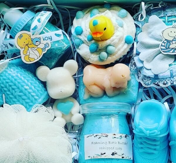 Zupppy Art & Craft It’s A Baby Boy Handmade Soap Hamper