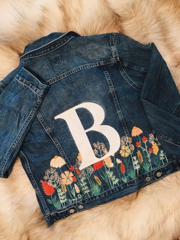 Zupppy Denim Jacket Customized Denim Jacket for Men and Women | Personalized Jean Jacket with Embroidery/Patches