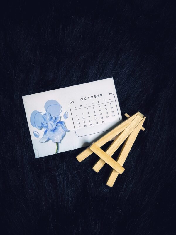 Zupppy Calendar Floral Mini Calendar Pack Of 12 Images