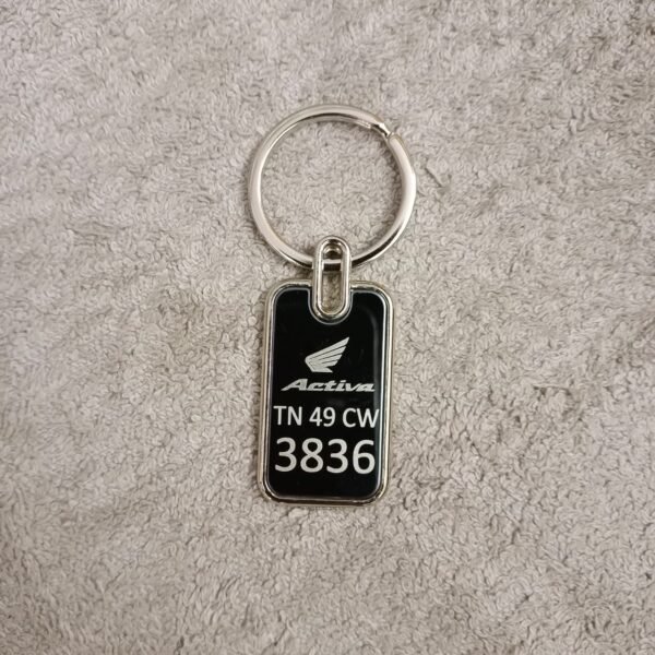 Zupppy Accessories Personalized Metal Keyring: Custom Engraved Keychain