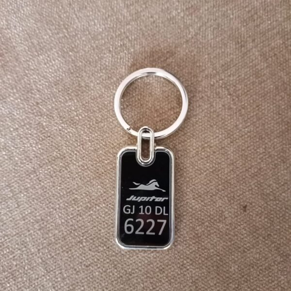 Zupppy Accessories Personalized Metal Keyring: Custom Engraved Keychain