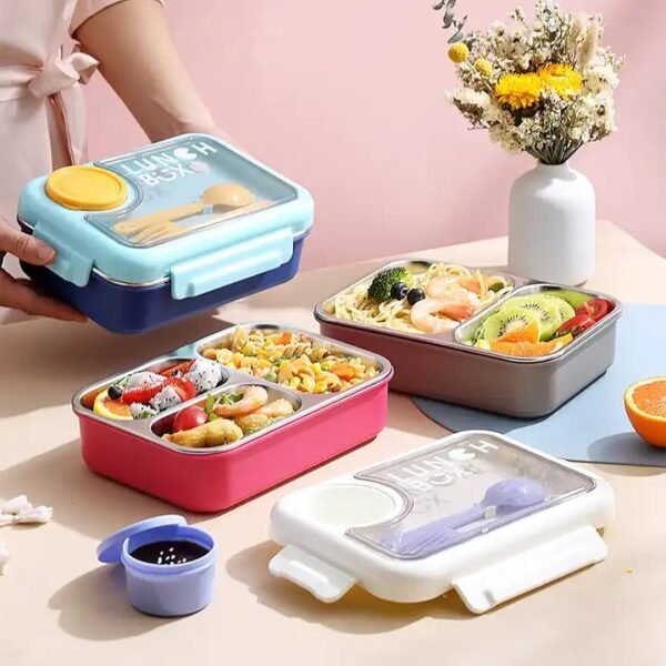 Zupppy Customized Gifts Personalized Lunch Box 3.0: Spoon, Fork, Easy Lock | Home, School, Office