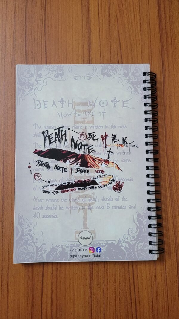 Zupppy Art & Craft Death Notepad | Death Note Notebook | Handmade Notebook
