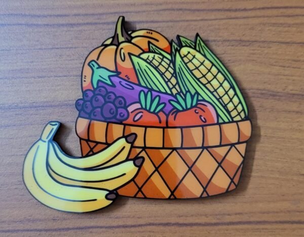 Zupppy Fridge Magnet Handcrafted Fruit Magnet Collection for Kitchen Decor