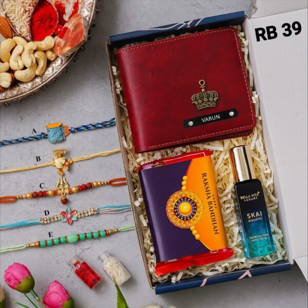 Zupppy Customized Gifts Celebrate Raksha Bandhan with Love: Personalized Wallet, Perfume, Rakhi, Chocolates