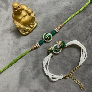Zupppy Gifts Rakhi Set for Beloved Bhaiya and Bhabhi: Symbol of Love