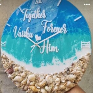 Zupppy wall art Resin ocean theme wall clock