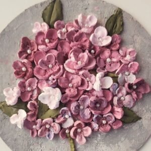 Zupppy Home Decor Featuring Stunning Hydrangeas in Vibrant Sculpture