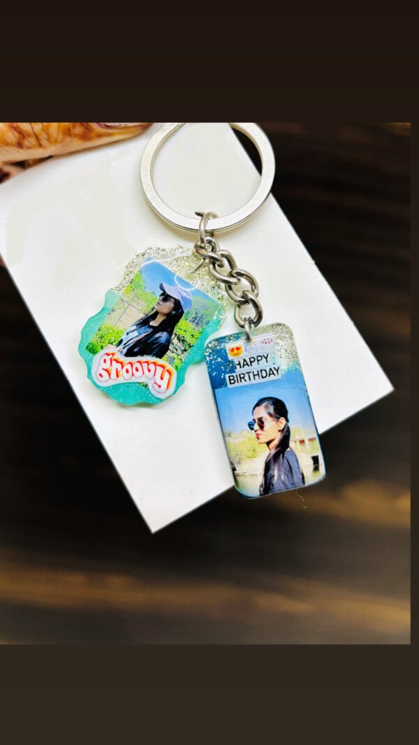 Zupppy Handmade Products Photo resin keyring