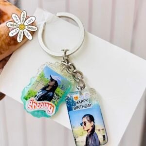 Zupppy Handmade Products Photo resin keyring