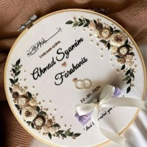 Zupppy Customized Gifts Customized Wedding Embroidery Hoop