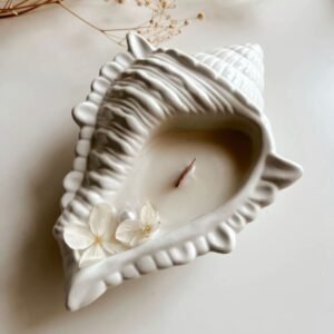 Zupppy Candle Handmade Soy Wax Scented Conch Shell Candle