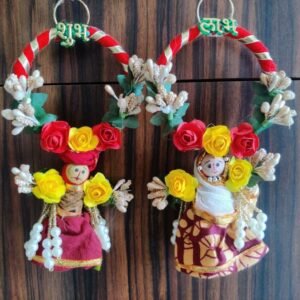 Zupppy Handcrafted Products Shubh Labh Hanging – Traditional Decor for Prosperity and Good Fortune