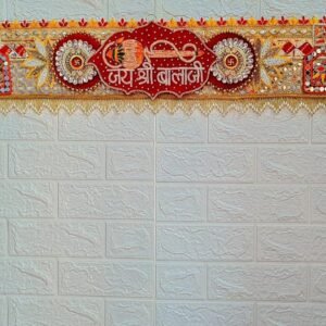 Zupppy Bandarwal Jai Shree Balaji Bandarwal: Divine Welcome Banner for Sacred Spaces