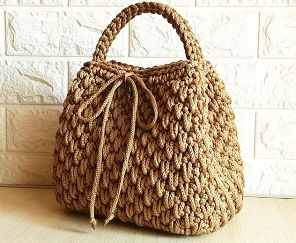 Zupppy Accessories Handmade Bucket Bag – Luxury Macrame Handbag with Handles