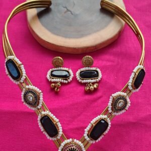 Zupppy Gifts Elegant Apola Gold look Handicraft Designer Jewelry with Unique Detailing”