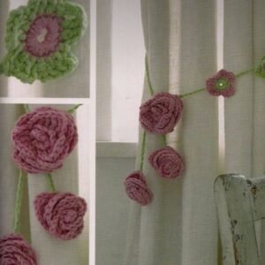 Zupppy Home Decor Crochet Curtain Tiebacks